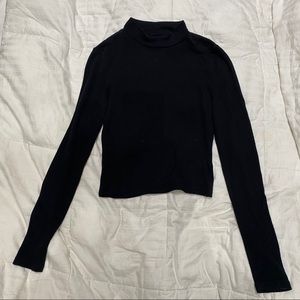 METOWE Long Sleeve Barely Cropped Top